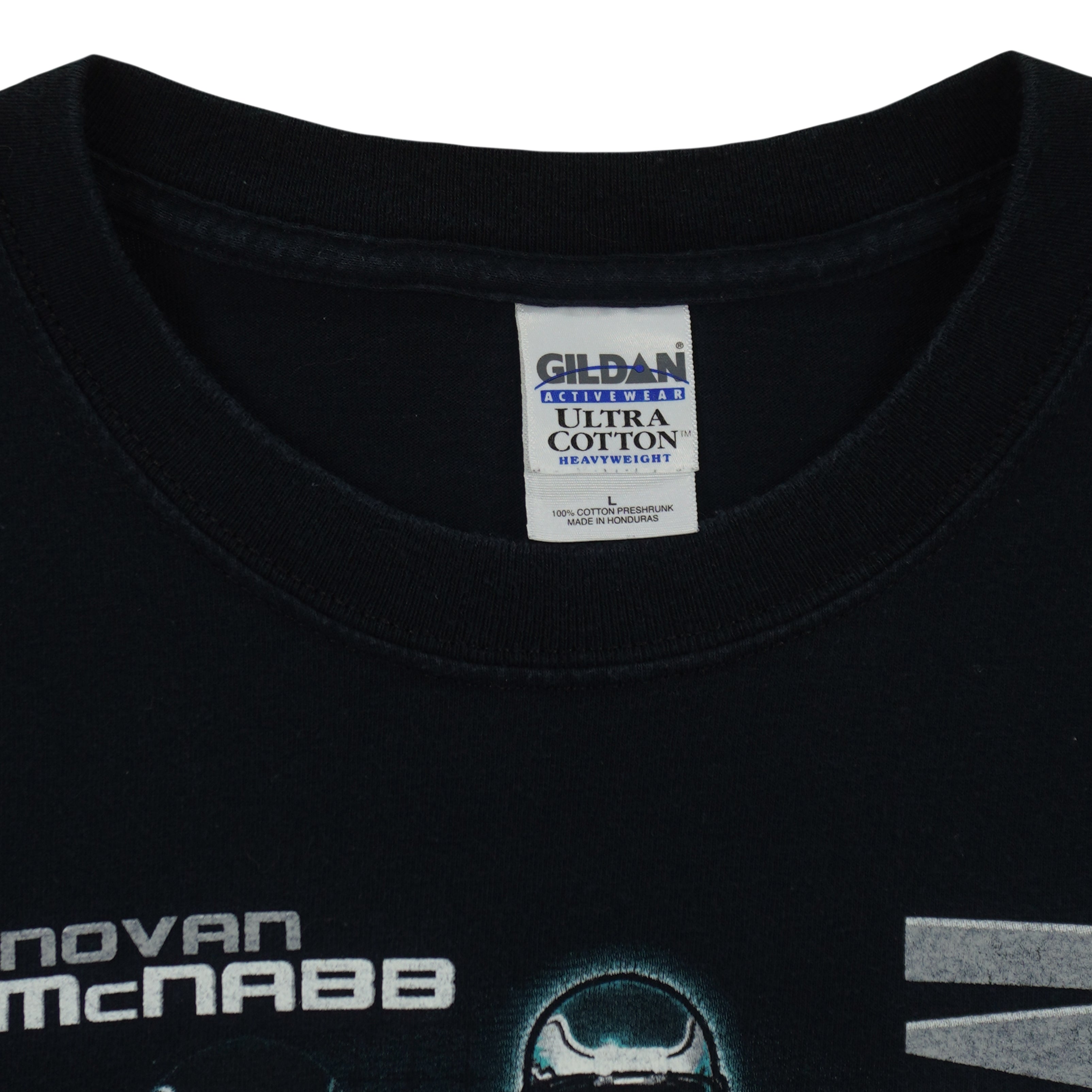 NFL (Gildan) - Philadelphia Eagles MCNABB #5 T-Shirt 2000s Large Vintage Retro Football