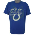 NFL (All Out Fan!) - Indianapolis Colts Football Big Spell-Out T-Shirt 1990s X-Large Vintage Retro Football