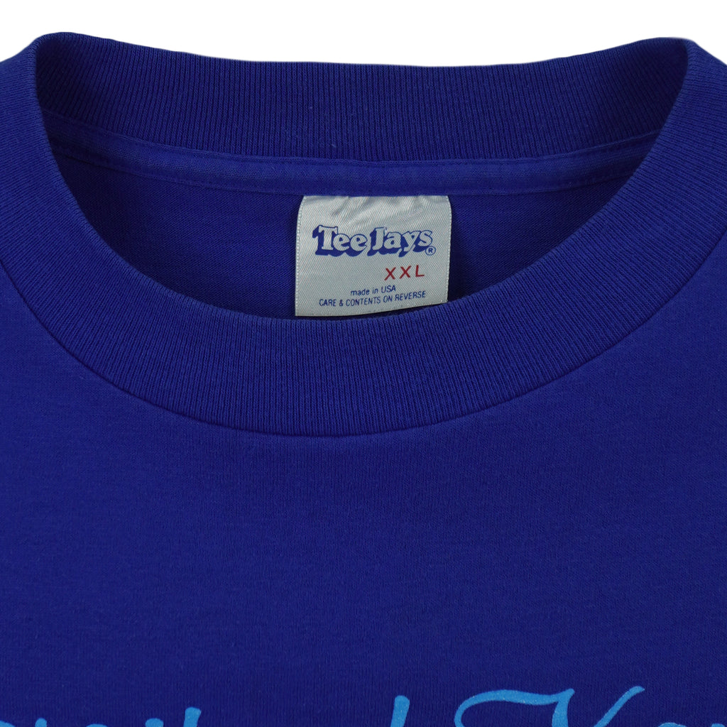 NCAA (Tee Jays) - Kentucky Wildcats Basketball T-Shirt 1990s XX-Large Vintage Retro Basketball
