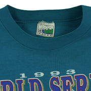 MLB (Waves) - Toronto Blue Jays World Series Champions T-Shirt 1993 Large Vintage Retro Baseball