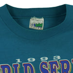 MLB (Waves) - Toronto Blue Jays World Series Champions T-Shirt 1993 Large Vintage Retro Baseball