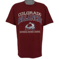 NHL (Lee) - Colorado Avalanche Spell-Out T-Shirt 1990s Large