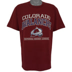 NHL (Lee) - Colorado Avalanche Spell-Out T-Shirt 1990s Large