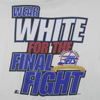 Starter - NHL Winnipeg Jets Playoffs Single Stitch T-Shirt 1996 Large Vintage Retro Hockey