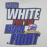 Starter - NHL Winnipeg Jets Playoffs Single Stitch T-Shirt 1996 Large Vintage Retro Hockey