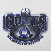 Champion - NFL Indianapolis Colts Spell-Out T-Shirt 1990s X-Large Vintage Retro Football