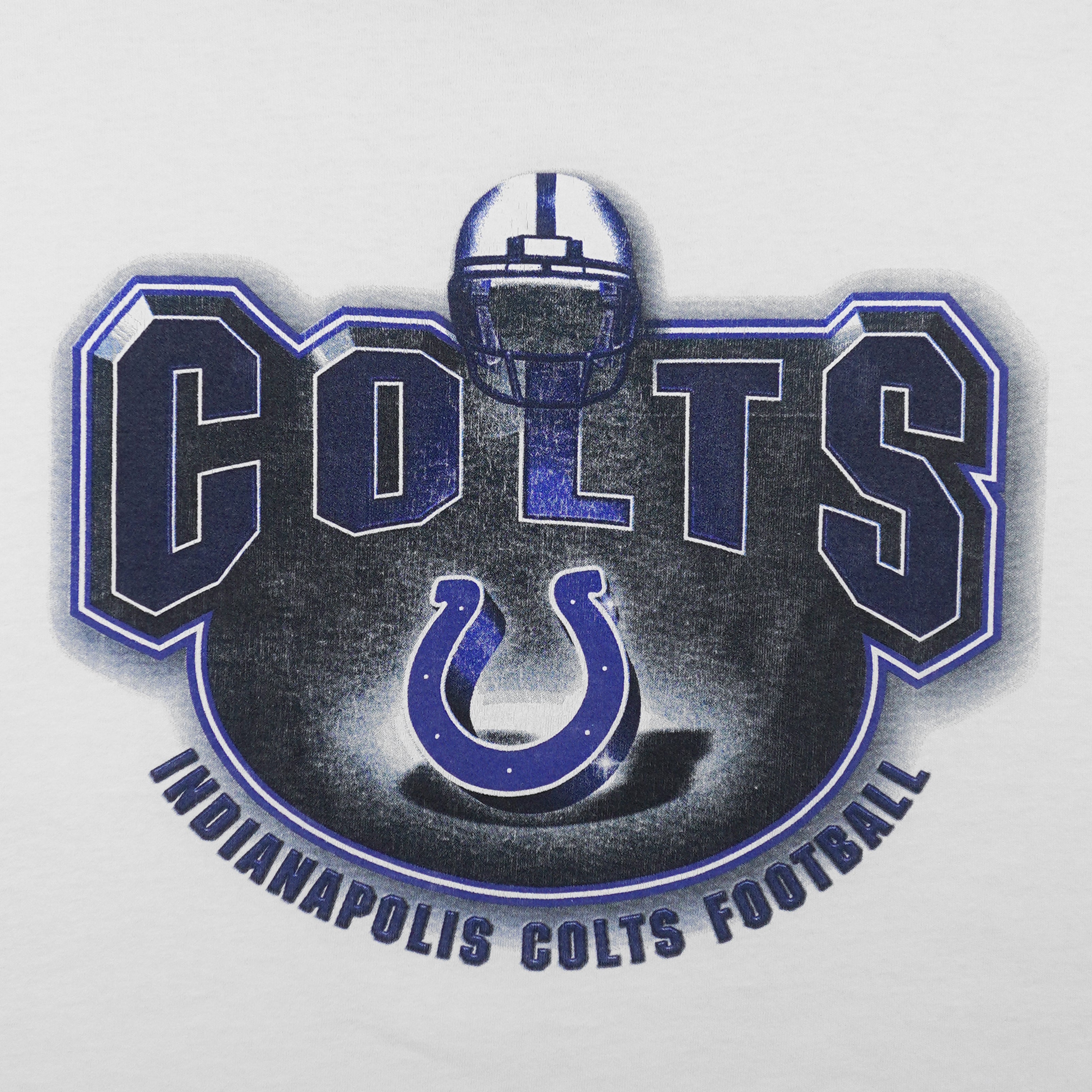 Champion - NFL Indianapolis Colts Spell-Out T-Shirt 1990s X-Large Vintage Retro Football