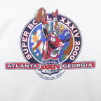 NFL (Logo Athletic) - Super Bowl XXXIV, Georgia Dome, Atlanta T-shirt 2000 Large Vintage Retro Football