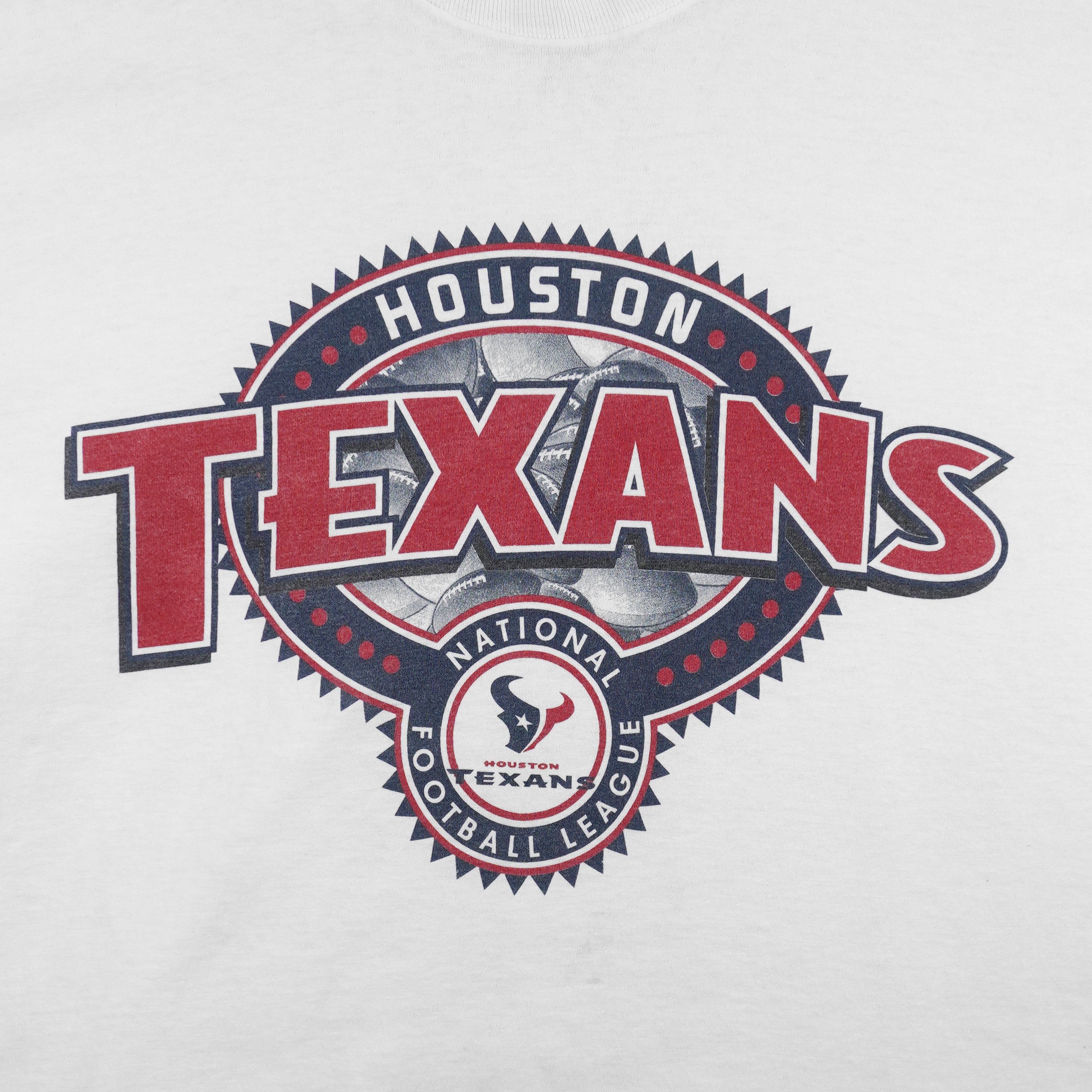 NFL (All Sport) - Houston Texans Single Stitch T-Shirt 1990s Large Vintage Retro Football