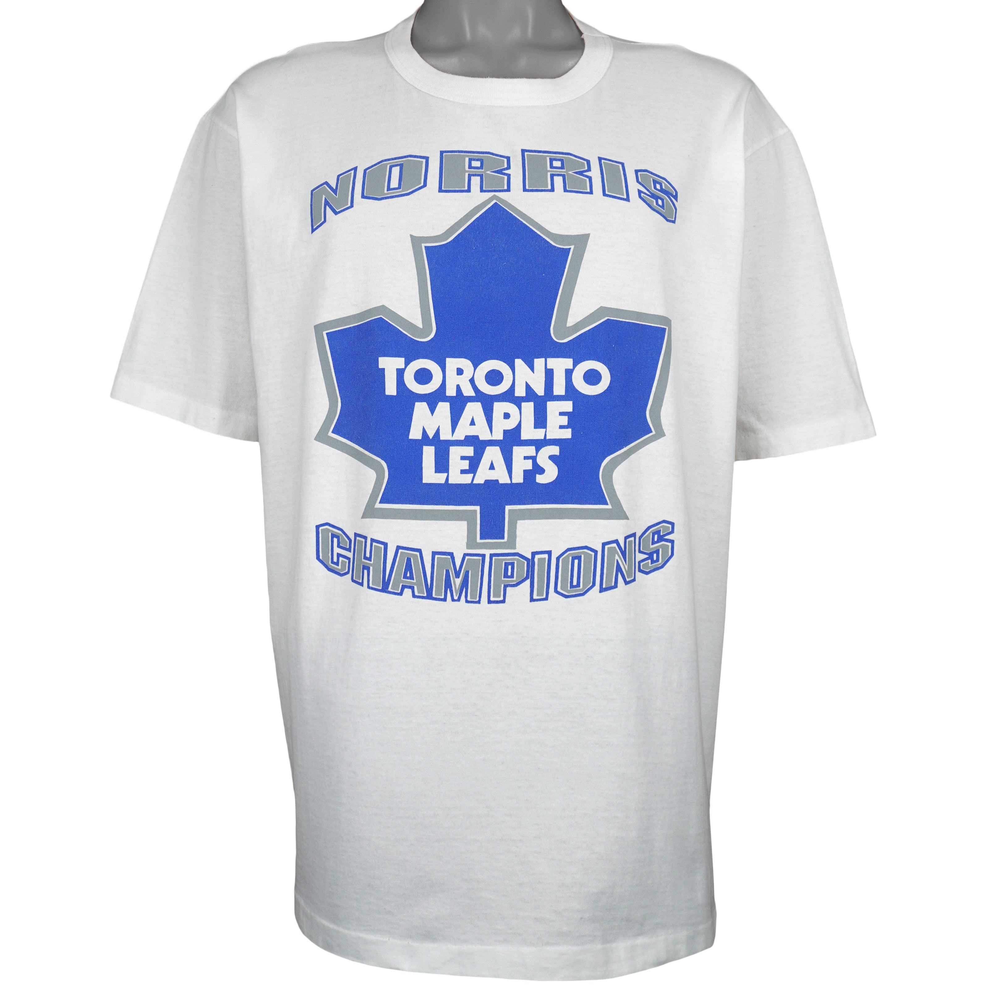 NHL - Toronto Maple Leafs Single Stitch T-Shirt 1990s X-Large Vintage Retro Hockey