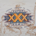NFL (Lee) - Super Bowl Sun Devil Arizona All Over Print T-Shirt 1996 X-Large