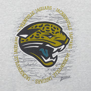 NFL (Zubaz) - Jacksonville Jaguars Big Logo T-Shirt 1990s Large Vintage Retro Football