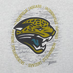 NFL (Zubaz) - Jacksonville Jaguars Big Logo T-Shirt 1990s Large Vintage Retro Football