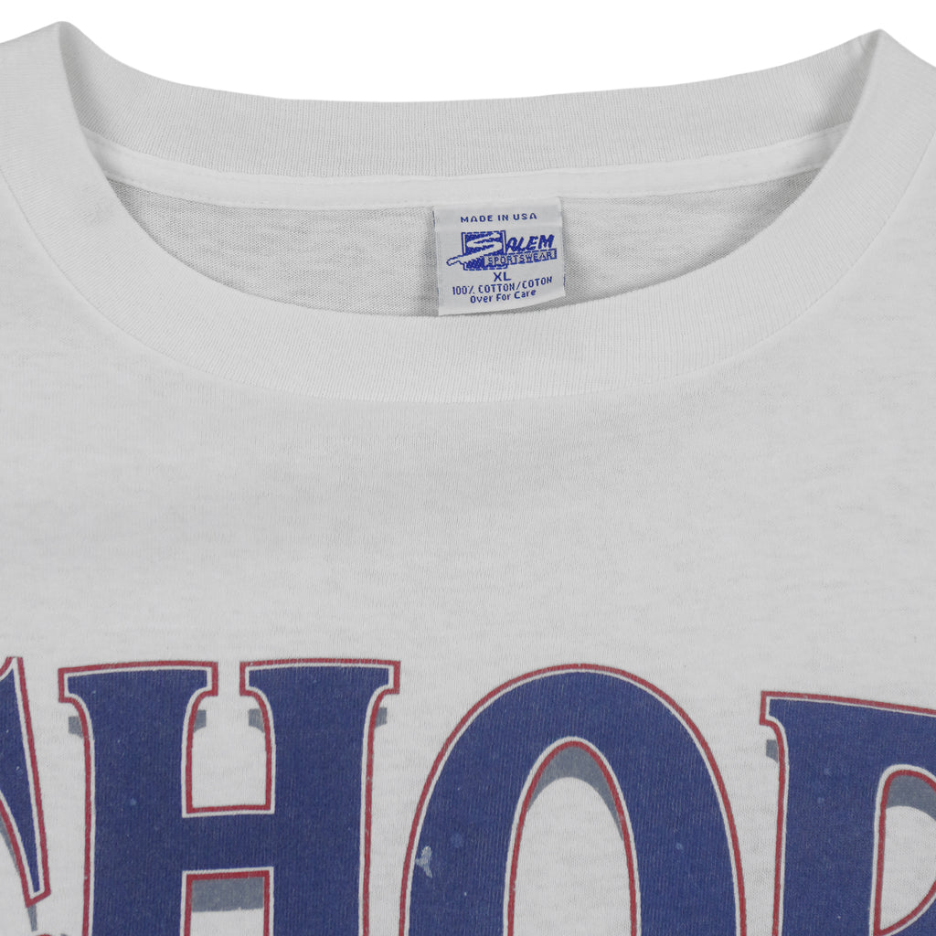 MLB (Salem) - Minnesota Twins The Chop Stops T-Shirt 1991 X-Large Vintage Retro Baseball