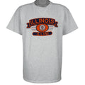 NCAA (MidWest) - Illinois Fighting Illini Embroidered T-Shirt 1990s Medium Vintage Retro