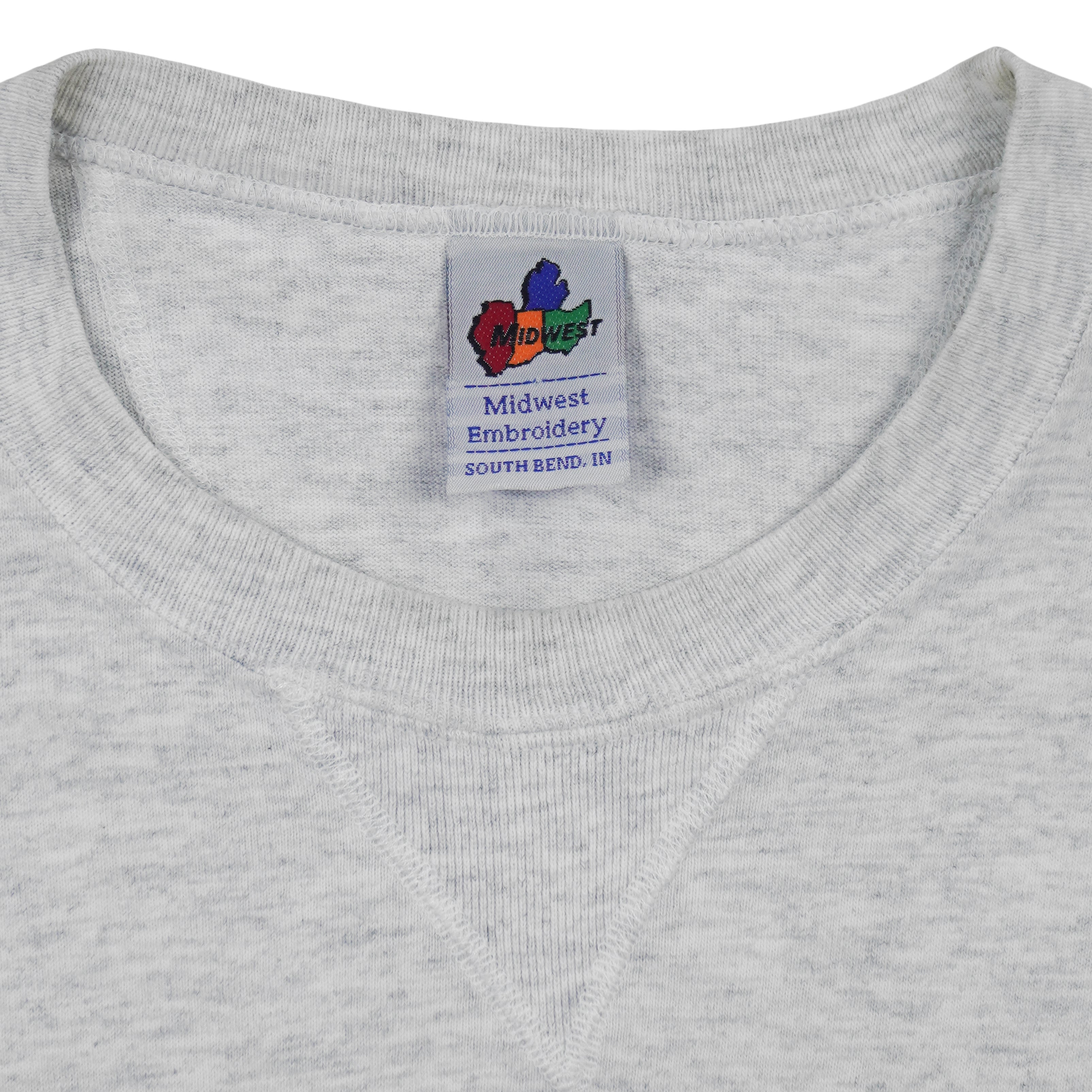 NCAA (MidWest) - Illinois Fighting Illini Embroidered T-Shirt 1990s Medium Vintage Retro