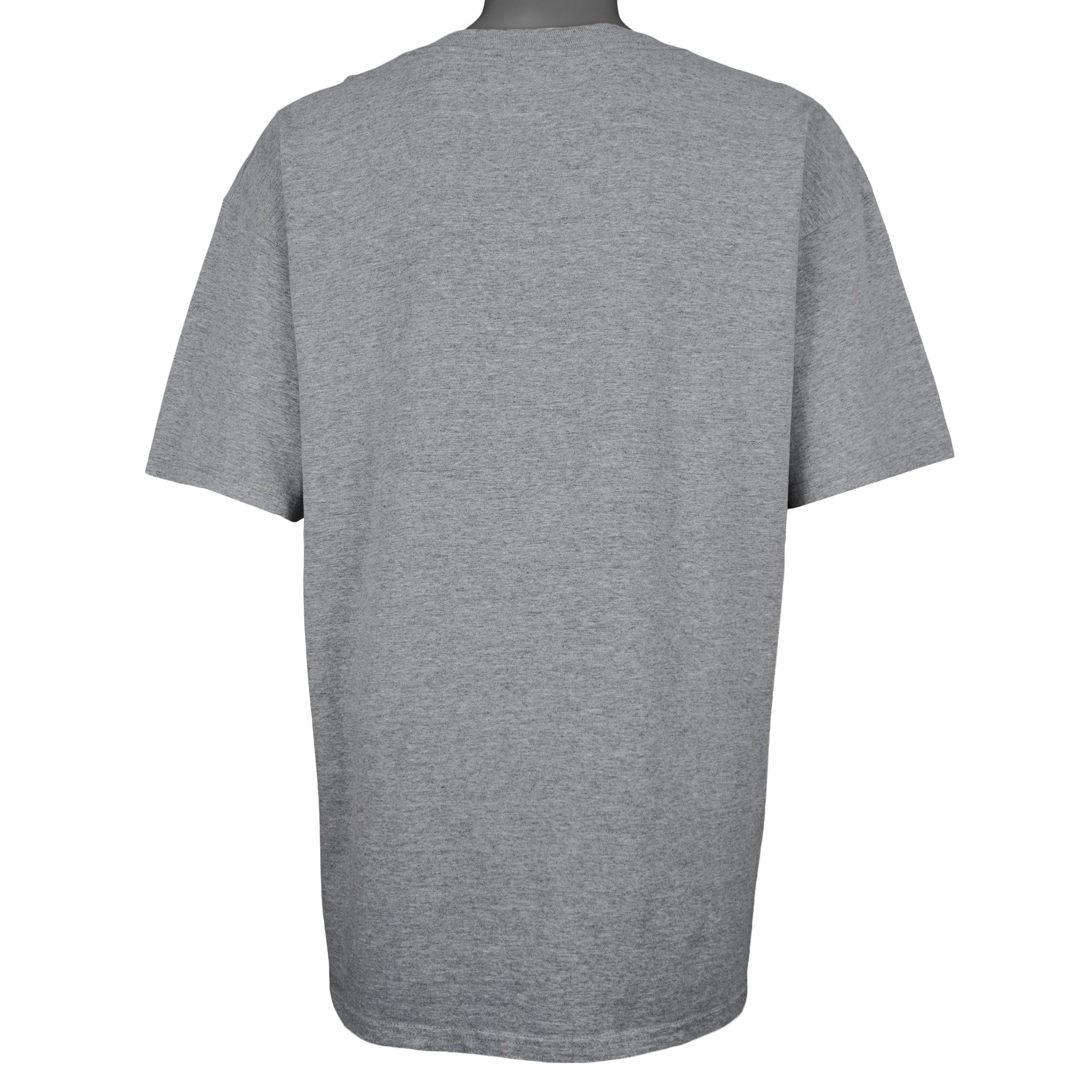 NCAA (Nutmeg Mills) - Grey Missouri Tigers Big Logo T-Shirt 1990s X-Large Vintage Retro