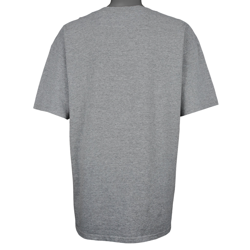 NCAA (Nutmeg Mills) - Grey Missouri Tigers Big Logo T-Shirt 1990s X-Large Vintage Retro