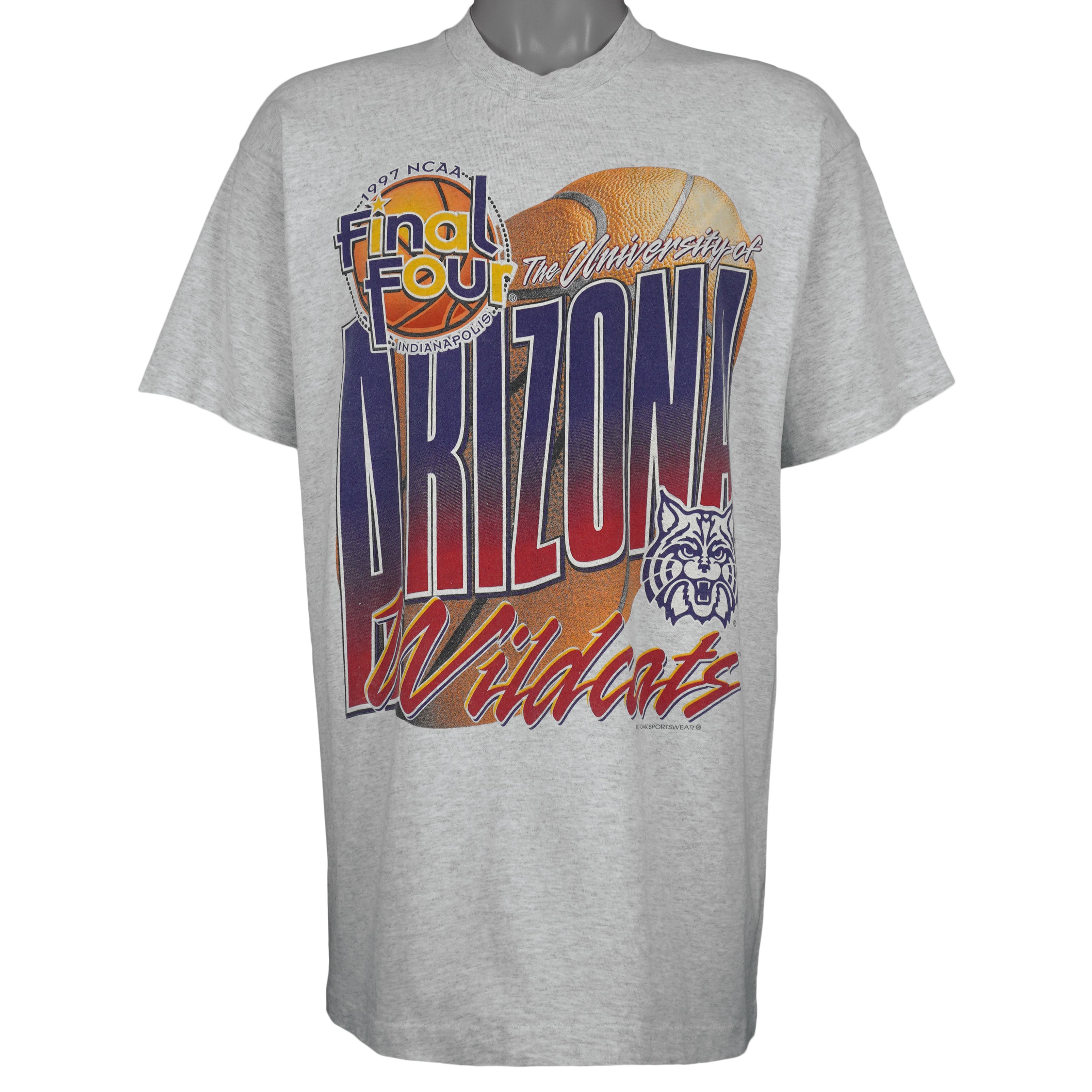NCAA - Arizona Wildcats Final Four T-Shirt 1997 X-Large Vintage Retro Basketball