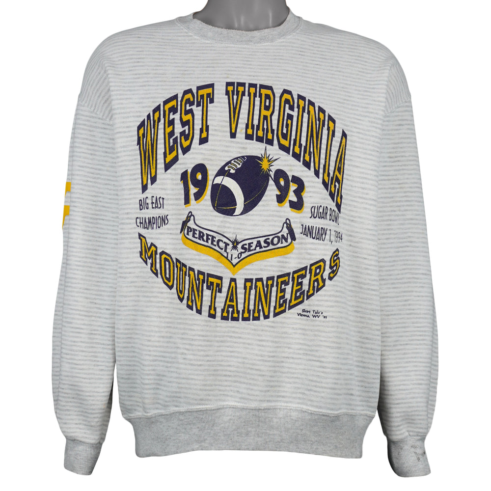 NCAA (Jerzees) - West Virginia Mountaineers, Sugar Bowl Sweatshirt 1994 X-Large Vintage Retro