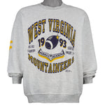 NCAA (Jerzees) - West Virginia Mountaineers, Sugar Bowl Sweatshirt 1994 X-Large Vintage Retro