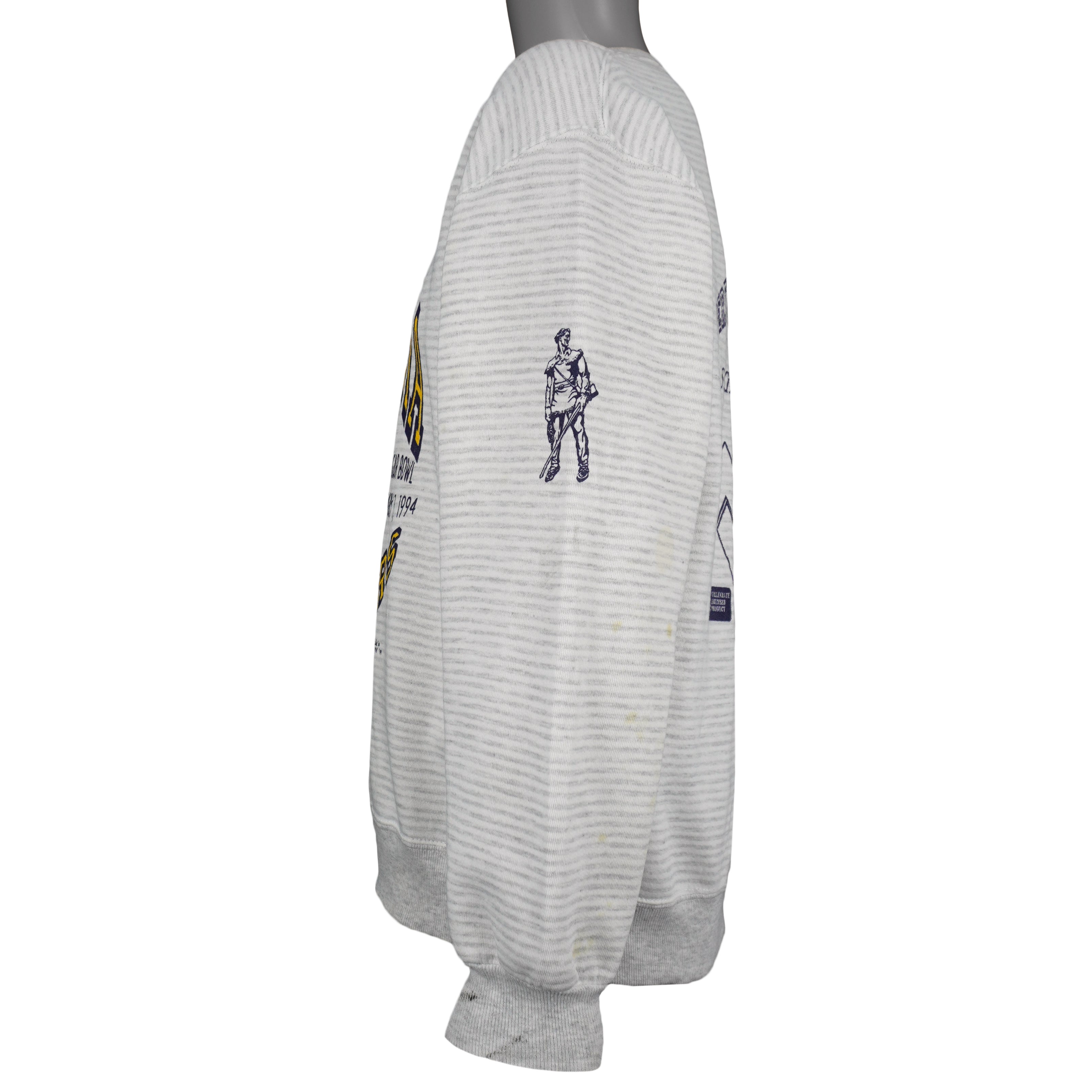 NCAA (Jerzees) - West Virginia Mountaineers, Sugar Bowl Sweatshirt 1994 X-Large Vintage Retro