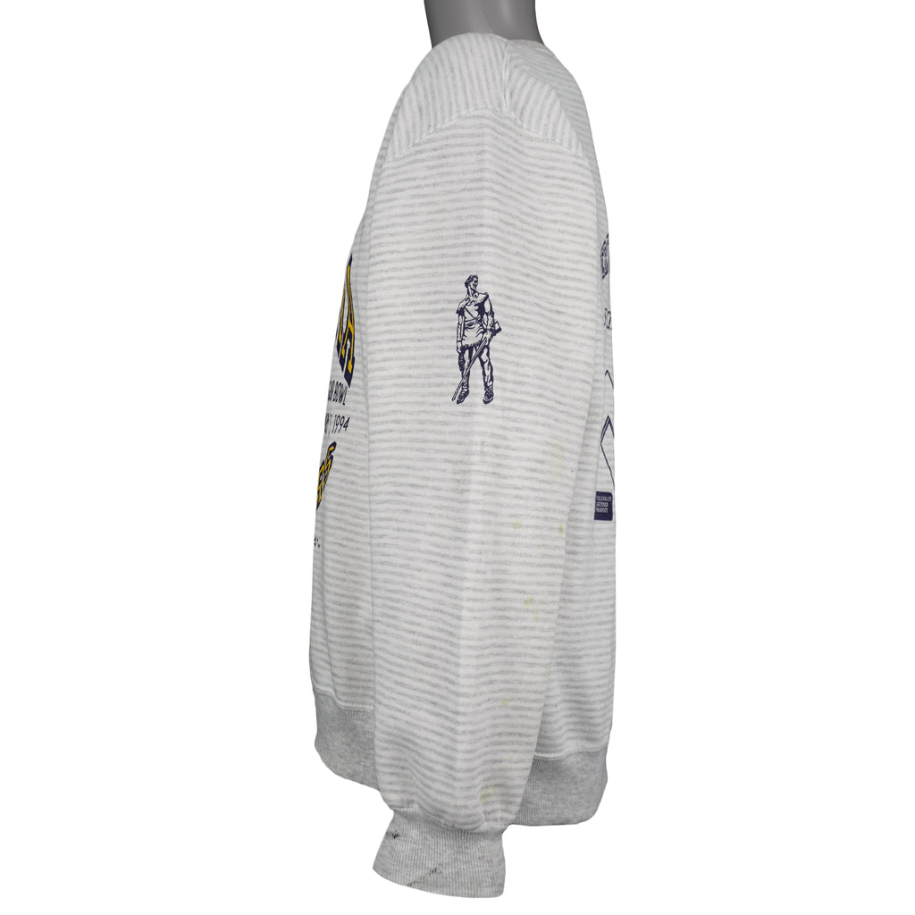 NCAA (Jerzees) - West Virginia Mountaineers, Sugar Bowl Sweatshirt 1994 X-Large Vintage Retro