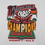 NCAA (Hanes) - Wisconsin Badgers Rose Bowl Sweatshirt 1994 XX-Large Vintage Retro