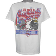 NFL (Global) - Jacksonville Jaguars VS Patriots AFC Matchups T-Shirt 1996 Large Vintage Retro Football