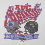 NFL (Global) - Jacksonville Jaguars VS Patriots AFC Matchups T-Shirt 1996 Large Vintage Retro Football
