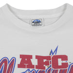NFL (Global) - Jacksonville Jaguars VS Patriots AFC Matchups T-Shirt 1996 Large Vintage Retro Football