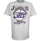 NHL (Gildan) - Winnipeg Jets Single Stitch T-Shirt 1994 Large Vintage Retro Hockey