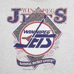 NHL (Gildan) - Winnipeg Jets Single Stitch T-Shirt 1994 Large Vintage Retro Hockey