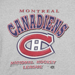 NHL (Bulletin Athletic) - Montreal Canadiens Single Stitch T-Shirt 1990s Large Vintage Retro Hockey