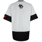 FUBU - White with Black Camo Logo Jersey T-Shirt 1990s XXX-Large Vintage Retro