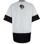FUBU - White with Black Camo Logo Jersey T-Shirt 1990s XXX-Large Vintage Retro