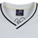FUBU - White with Black Camo Logo Jersey T-Shirt 1990s XXX-Large Vintage Retro