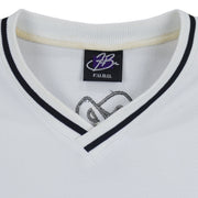 FUBU - White with Black Camo Logo Jersey T-Shirt 1990s XXX-Large Vintage Retro