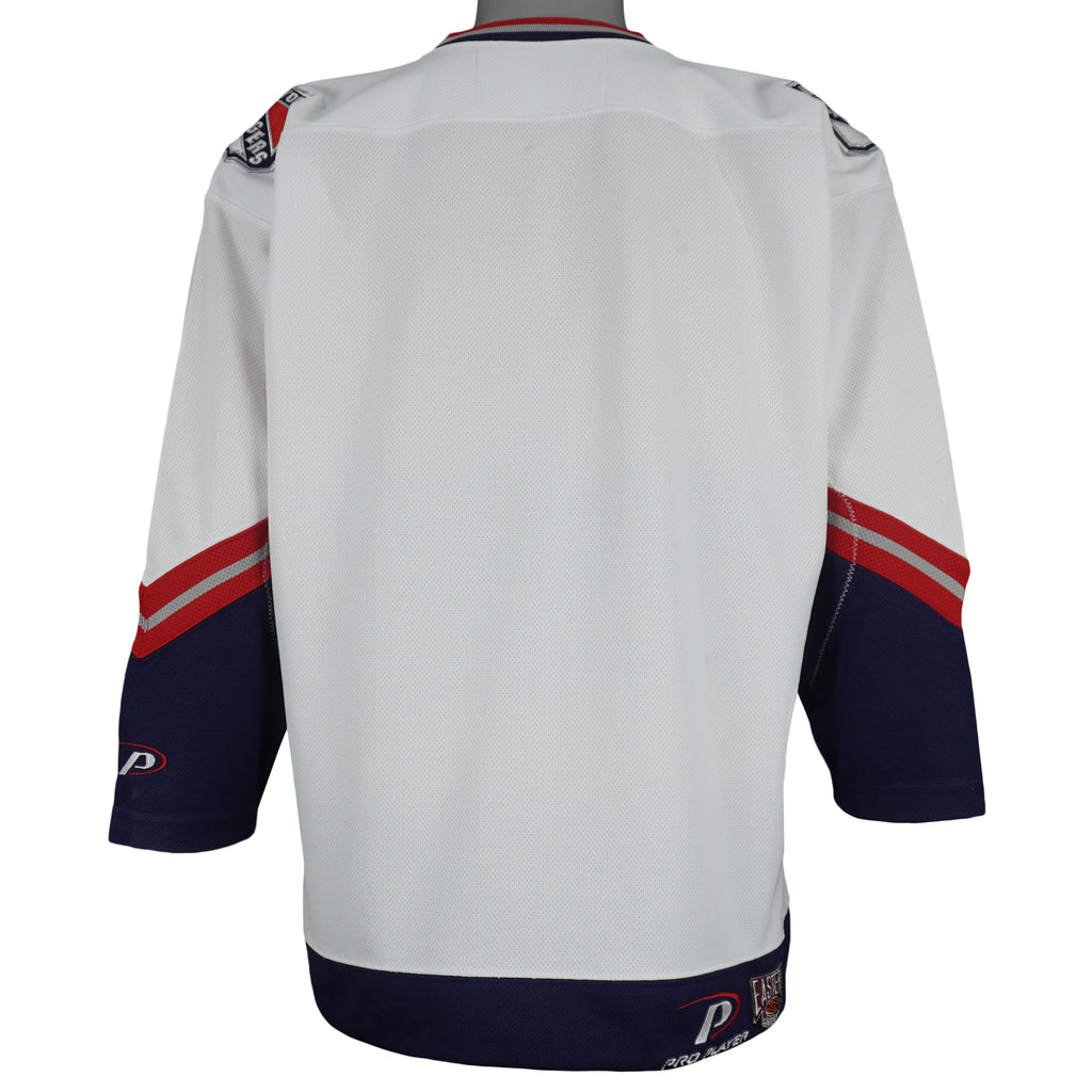 NHL (Pro Player) - New York Rangers Big Logo Hockey Jersey T-Shirt 1990s X-Large Vintage Retro Hockey