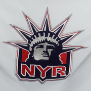 NHL (Pro Player) - New York Rangers Big Logo Hockey Jersey T-Shirt 1990s X-Large Vintage Retro Hockey