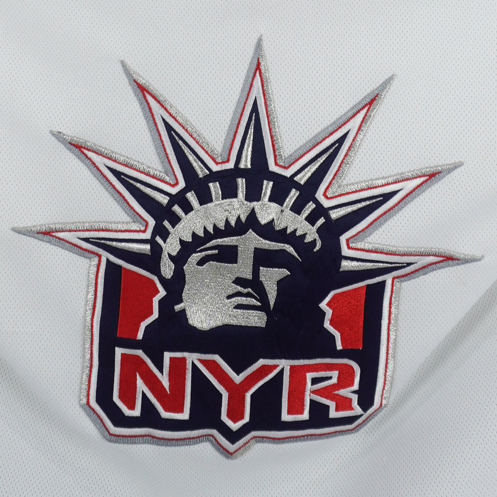 NHL (Pro Player) - New York Rangers Big Logo Hockey Jersey T-Shirt 1990s X-Large Vintage Retro Hockey