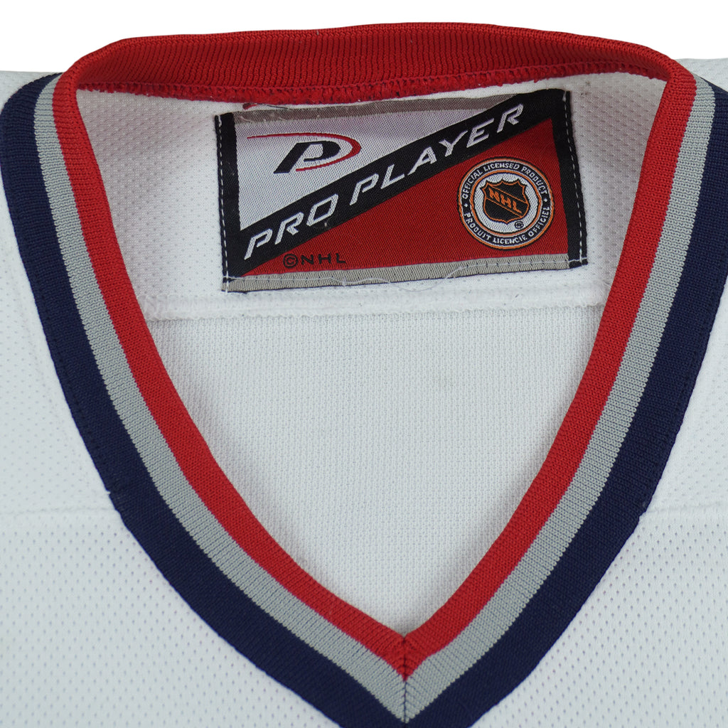 NHL (Pro Player) - New York Rangers Big Logo Hockey Jersey T-Shirt 1990s X-Large Vintage Retro Hockey