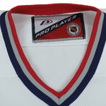 NHL (Pro Player) - New York Rangers Big Logo Hockey Jersey T-Shirt 1990s X-Large Vintage Retro Hockey
