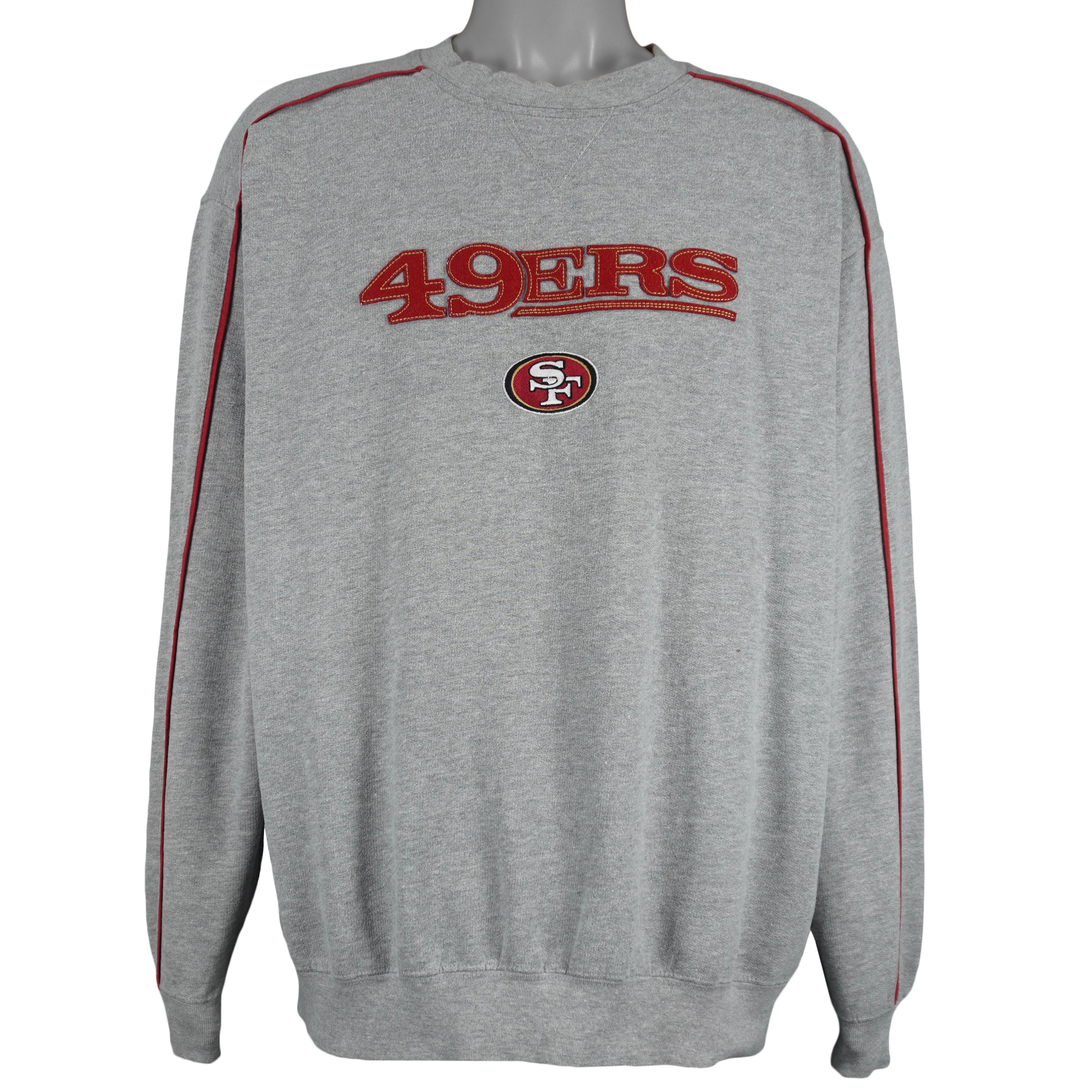 NFL (Team Apparel) - San Francisco 49ers Sweatshirt 1990s XX-Large Vintage Retro Football