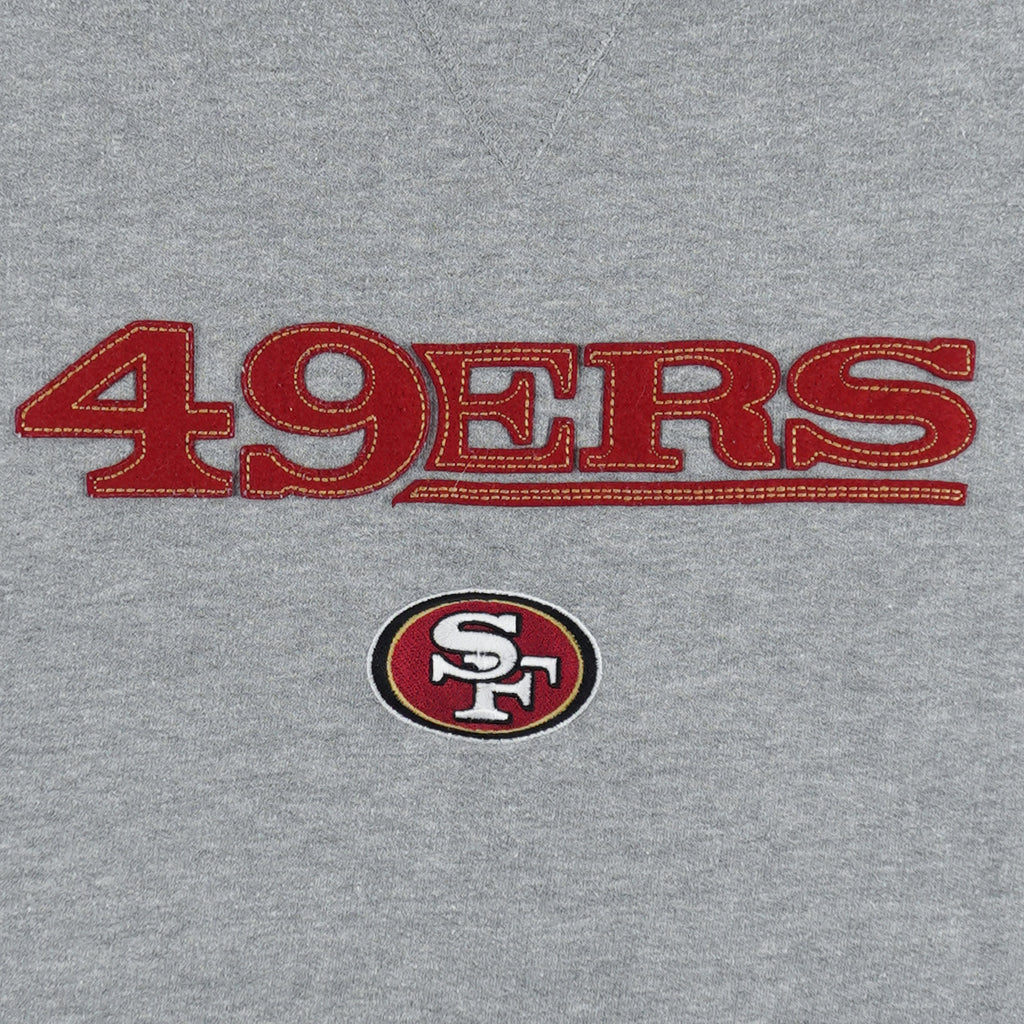 NFL (Team Apparel) - San Francisco 49ers Sweatshirt 1990s XX-Large Vintage Retro Football