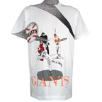 MLB (Fruit Of The Loom) - San Francisco Giants All Over Print T-Shirt 1990s Large Vintage Retro Basebal