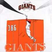 MLB (Fruit Of The Loom) - San Francisco Giants All Over Print T-Shirt 1990s Large Vintage Retro Basebal