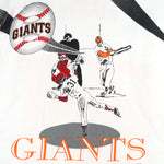 MLB (Fruit Of The Loom) - San Francisco Giants All Over Print T-Shirt 1990s Large Vintage Retro Baseball
