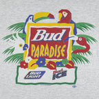 Budweiser (Sugar Creek) - Bud Paradise T-Shirt 1995 Large Vintage Retro