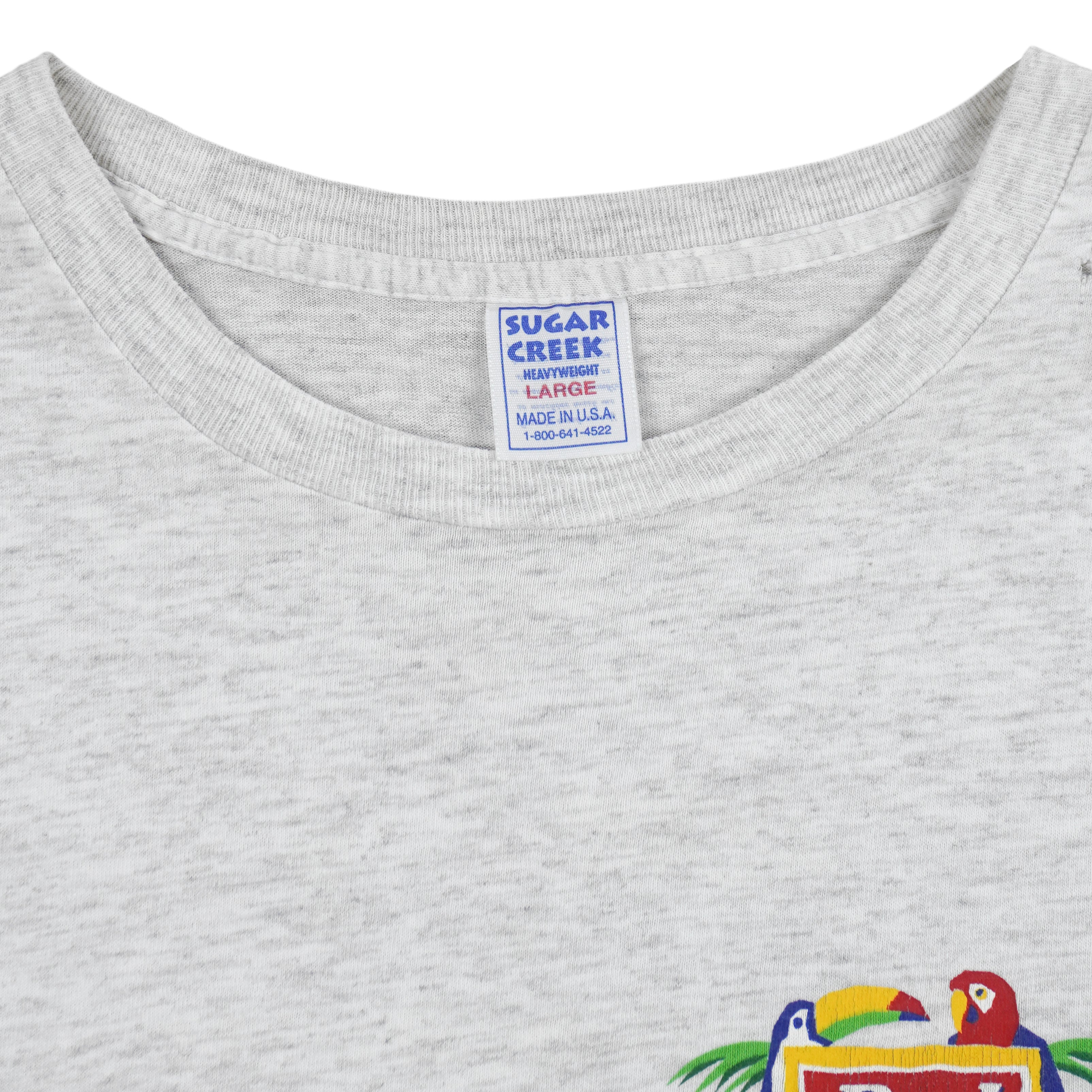 Budweiser (Sugar Creek) - Bud Paradise T-Shirt 1995 Large Vintage Retro